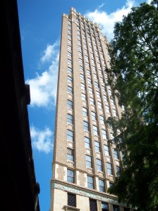 Optical Illusion from the River Walk, San Antonio