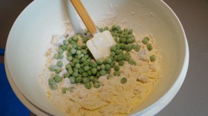 Add frozen peas