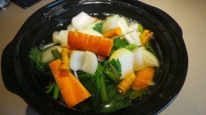 Add water to your stock pot 