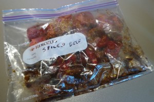 Ready to freeze Asian Spiced beef