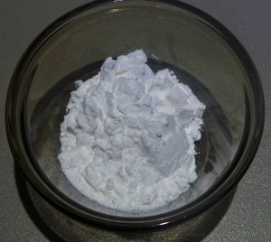 Several teaspoons of cornflour
