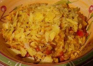 A sprinkling of parmesan is really all that is needed.