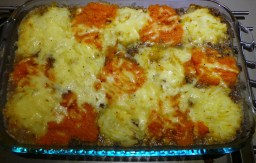 A Big cottage pie for eating later.