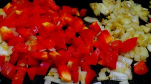 Start with your fresh vegies