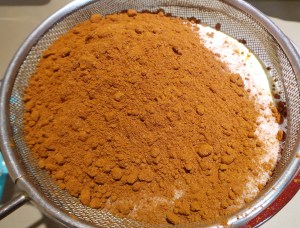 The chocolate part of Hot Chocolate.