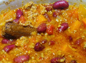 I forgot to strain the oil off the pesto - can you tell?