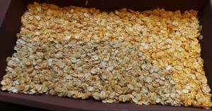 Press half your oats into something that isn't silicon and is preferably metal...