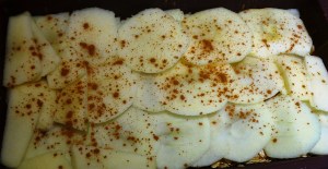 Sprinkle with your choice of spice.