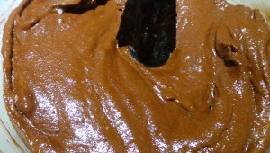 Chocolate soft serve Icecream