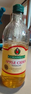 Apple cider vinegar.