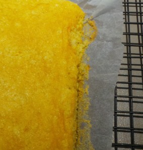 Pull your lining paper away from the other edges.