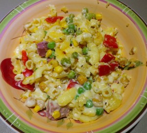 Bits and bobs pasta bake