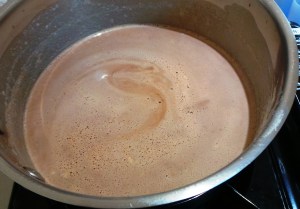 Yes. Yes, it does look like chocolate milk.