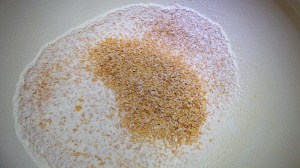 The flours were sifted.