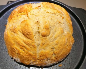 The same bread, now baked.